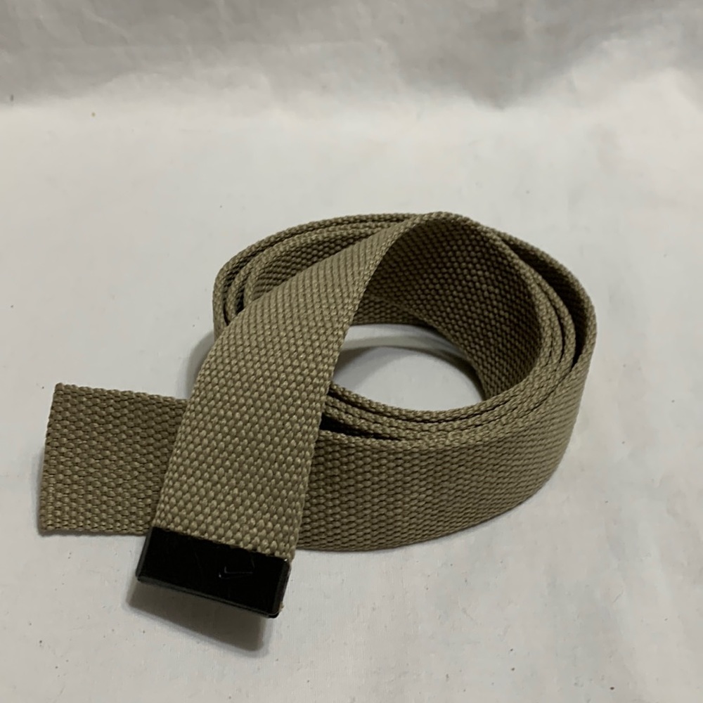 Mens NIKE 48” tan woven belt